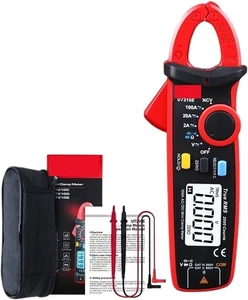 UNI-T UT210E Clamp Meter Digital Multimeter Handheld RMS AC/DC Mini Resistance - Picture 1 of 6