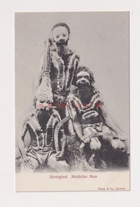 AUSTRALIA ABORIGINAL MEDECINE MEN Kerry & Co., Sydney POSTCARD E20C - AU882 - Picture 1 of 2