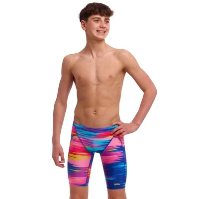 Funky Trunks Boys Lost Ocean Eco Training Jammer Swimwear, Boys Swimsuit - Bild 1 von 4
