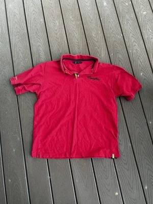 Red Xl Coogi Embroidered Polo Shirt  - Image 1 of 4