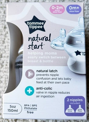 Tommee Tippee Natural Start 0-2 meses 5 oz botella 150 ml Foto 1 de 3