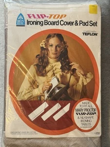 Vintage Bügelbrettbezug und Auflage Set von IRON RITE Classic 70er 80er Neu in OVP - Bild 1 von 9
