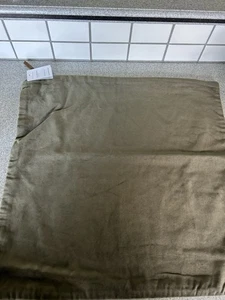 ¡NUEVO! Funda de almohada de terciopelo Pottery Barn Everywhere 20" x 20" en musgo - Imagen 1 de 5