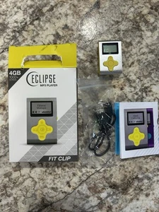 Eclipse Fit Clip 4GB MP3 Player Silver Yellow - Picture 1 of 1