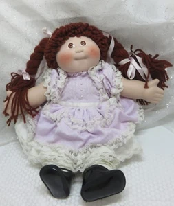 VTG NIB 1985 Porcelana Col Parche Brown Eyed Morena Stephanie Anne Ltd Ed - Imagen 1 de 6