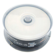 25pcs CD-R Blank Disc 700MB 80min Black Bottom 120mm Surface Printable Spindle
