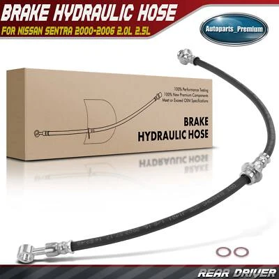 Rear Left Brake Hydraulic Hose for Nissan Sentra 2000 2001-2006 L4 2.0L L4 2.5L - Image 1 of 4