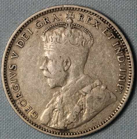 Newfoundland 1912 ~ Silver 20 Cent Coin ~ George V ~ 93¢ tracked shipping Cover