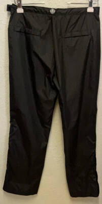 "Pantalones de nieve negros Sunice impermeables lluvia golf esquí carcasa suave para mujer longitud L 42""" Foto 1 de 4