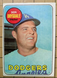 1969 TOPPS BASEBALL DON DRYSDALE #400 - HOF - Picture 1 of 2