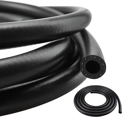 Rubber Fuel Hose Line NBR  1/2" ID 300PSI Black - Imagem 1 de 4