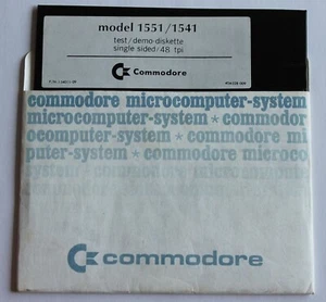 Commodore test / demo-diskette model 1551 / 1541 (C64) - Afbeelding 1 van 1