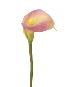 (01308-31328) ARTIFICIAL FLOR INDIVIDUAL CALA LILY LIRIO AGUA ALCATRAZ LAVANDA - Picture 1 of 2