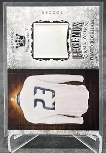 DAVID BECKHAM 2020 Sport Kings Patch Soccer Card MANCHESTER UTD #LSM-17 Mint PSA - Picture 1 of 2