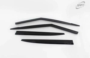 Smoke Weather Shields Side Wind Deflector Visors 4p for 2019 2020 KIA SELTOS - Picture 1 of 9