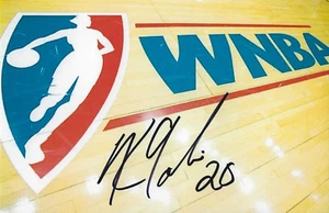 KRISTI TOLIVER Signed 4 x 6 Photo WNBA Basketball LOS ANGELES SPARKS Maryland - Picture 1 of 1