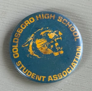 De Colección Goldsboro High School Pinback Button Asociación de Estudiantes Carolina del Norte Carolina del Norte Carolina del Norte - Imagen 1 de 3