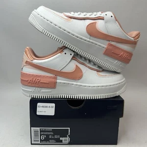 Nike Air Force 1 Shadow WMNS “Pink Quartz” CJ1641-101 Women’s 6.5 New - Picture 1 of 5