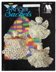 Annie's Attic~ Crochet Angel Sachets or Christmas Ornaments Leaflet 8B073 - Picture 1 of 2