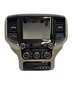 2019 DODGE RAM 1500 HEAT/AC CONTROLLER NEW BODY DUAL ZONE OEM 68340282AC 8.4" - Picture 1 of 24