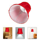  Red Iron Chandelier Shade Ceiling Lampshade Candle Accessories