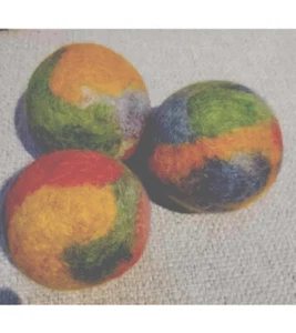 Bolas secadoras de lana 100 % orgánicas XL bola de limpieza de lavandería suavizante de tela natural - Imagen 1 de 4