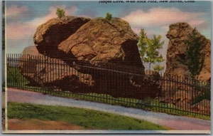 Postcard New Haven Connecticut Judges Cave West Rock Park Scenic View - Picture 1 of 2