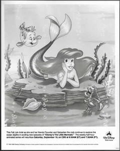 Disney Animation The Little Mermaid Original Promo Photo Ariel R90s - Bild 1 von 1