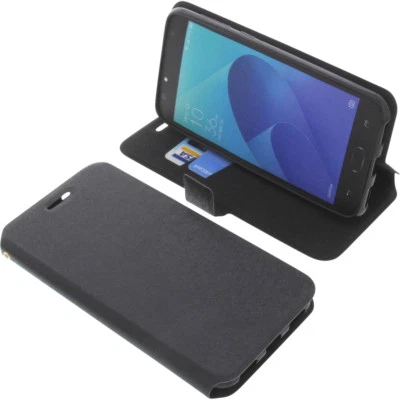 Custodia per Asus ZenFone 4 Selfie ZD553KL Book-Style Protettiva Libro Nero - Immagine 1 di 4