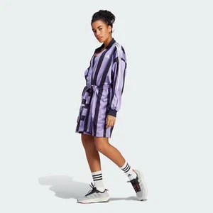 Adidas Women's Sportswear Jacquard Jersey Dress Summer Sportswear Chic SZ M:NWT - Picture 1 of 11