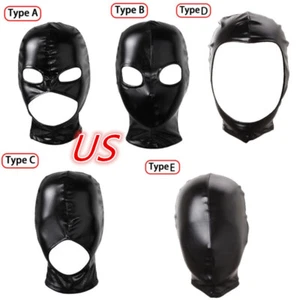Glued Head Cover Mask Couples Adult Products Sex Toys Halloween Performance - Picture 1 of 54
