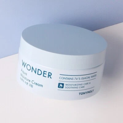 TONYMOLY Wonder Aqua Moisture Cream 300mL - Hydrating Gel-Type Moisturizer - K-B - image 1 of 2
