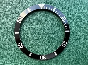 Genuine Rolex Submariner 5512 5513 1680 1665 Pointed 4 Black Bezel Insert #5293 - Picture 1 of 6