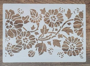 Plantilla flores flores patrón tatuaje de pared pintura vintage plantilla ST-1010426 - Imagen 1 de 5
