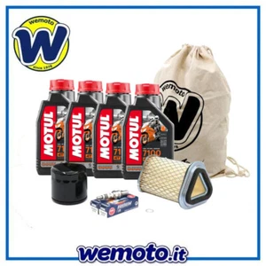 Kit tagliando Olio MOTUL 7100 Filtri Candele Royal Enfield Interceptor 650 18-21 - Foto 1 di 1