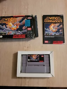 Wing Commander SNES Super Nintendo mit Box und Anleitung funktioniert - Bild 1 von 11