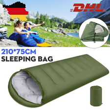 Schlafsack Mumienschlafsack Campingschlafsack Feldbett Outdoor Camping 210x75cm
