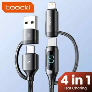 4 in 1 USB Type C To USB C Charger Cable For iPhone 16 15 PD Fast Charging Cord - Picture 1 of 8