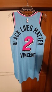 Gabe Vincent 2019-20 Miami Heat NBA Vice Edition August 10, 2020 Game Jersey - Picture 1 of 13