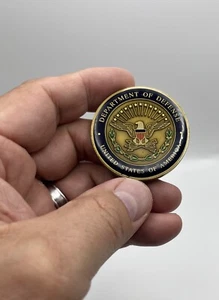 9/11 SECDEF Donald H. Rumsfeld 13th & 21st US Secretary of Defense Coin Version2 - Picture 1 of 4