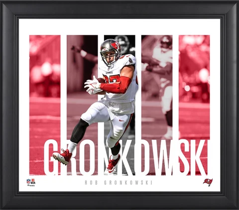 Rob Gronkowski Tampa Bay Buccaneers 15" x 17" Player Panel Collage Cover