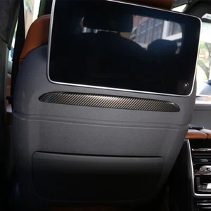 ABS Carbon Accessories Car Seated Back Trim Decorate Kit For BMW X5 G05 2019-22 - Picture 1 of 3