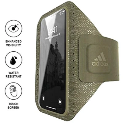 Adidas Deportiva Pulsera Teléfono Estuche Superior Brazo Pantalla Táctil Correr Ejército Verde Caqui Foto 1 de 4