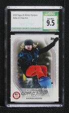 2018 Topps US Olympic & Paralympic Team and Hopefuls Chloe Kim CSG 9.5 Rookie RC