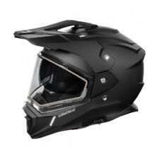Castle X Snowmobile Mens CX200 Solid Electric Matte Black Dual Sport Helmet 2XL