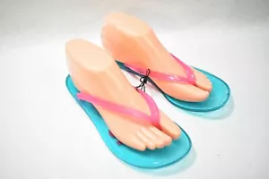 Scarpe Peace In Your Sole sandali infradito blu taglia small 5-6 donna - Foto 1 di 6
