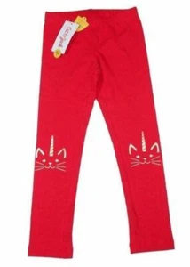 Cat & Jack Wowzer Red Caticorn Girls Leggings Size XS (4/5) - Picture 1 of 1