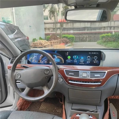 12.3'' For 2006-2013 Mercedes Benz S W221 8+256G CarPlay Car Stereo Radio GPS - Image 1 of 4