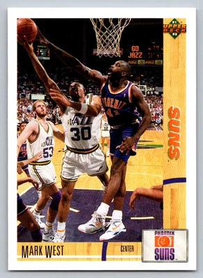 1991-92 Upper Deck #115 Mark West Phoenix Suns - Image 1 of 2