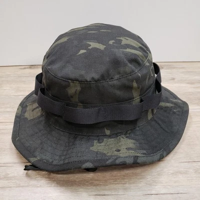 Sombrero TRU-SPEC Boonie Ajustado Para Hombres 7 1/4 Negro Multicam Camuflaje Cubo Táctico Foto 1 de 4